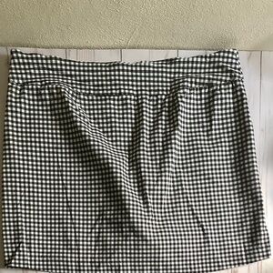 Zac & Rachel| Black/White Gingham Plaid Skort Sz 18W